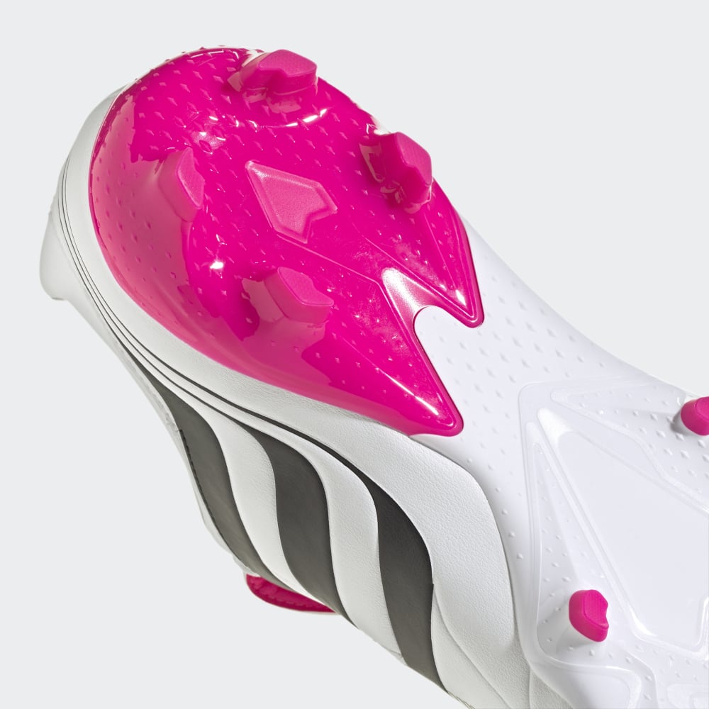adidas Predator Precision.3 FG Firm Ground Soccer Cleats - White/Black