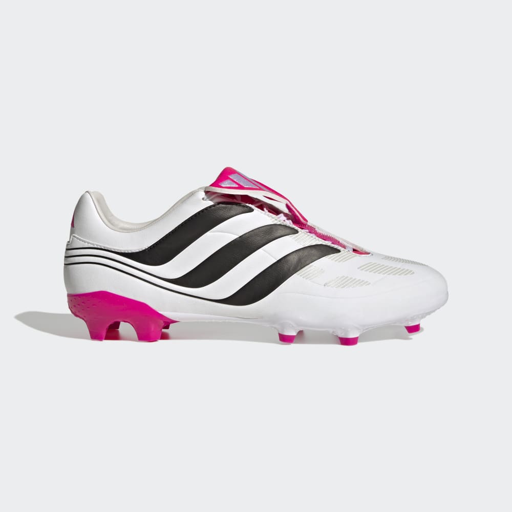 adidas Predator Precision.3 FG Firm Ground Soccer Cleats - White/Black