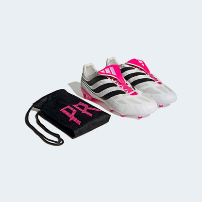 adidas Predator Precision.3 FG Firm Ground Soccer Cleats - White/Black