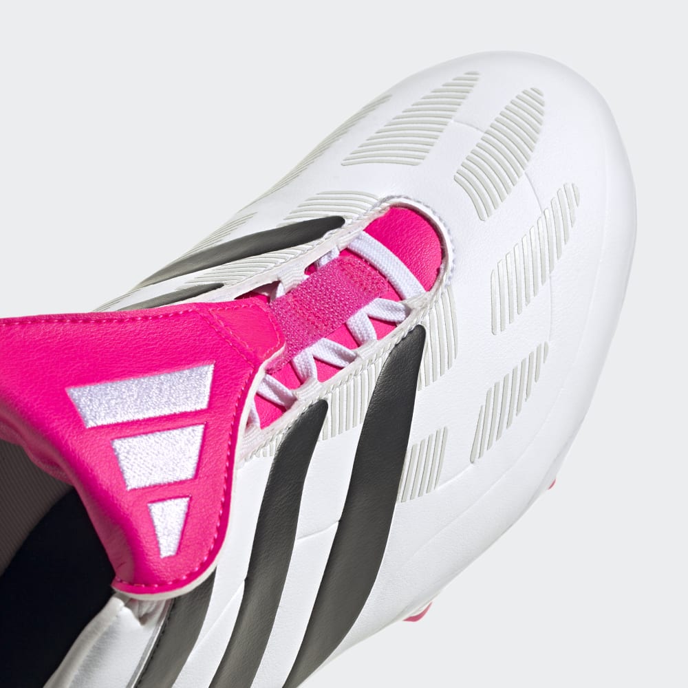 adidas Predator Precision.3 FG Firm Ground Soccer Cleats - White/Black