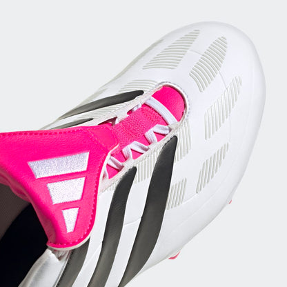 adidas Predator Precision.3 FG Firm Ground Soccer Cleats - White/Black