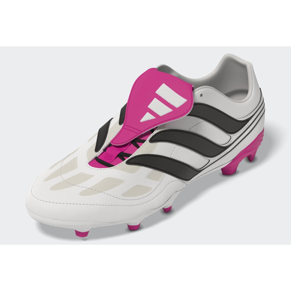 adidas Predator Precision.3 FG Firm Ground Soccer Cleats - White/Black