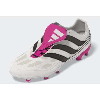 adidas Predator Precision.3 FG Firm Ground Soccer Cleats - White/Black