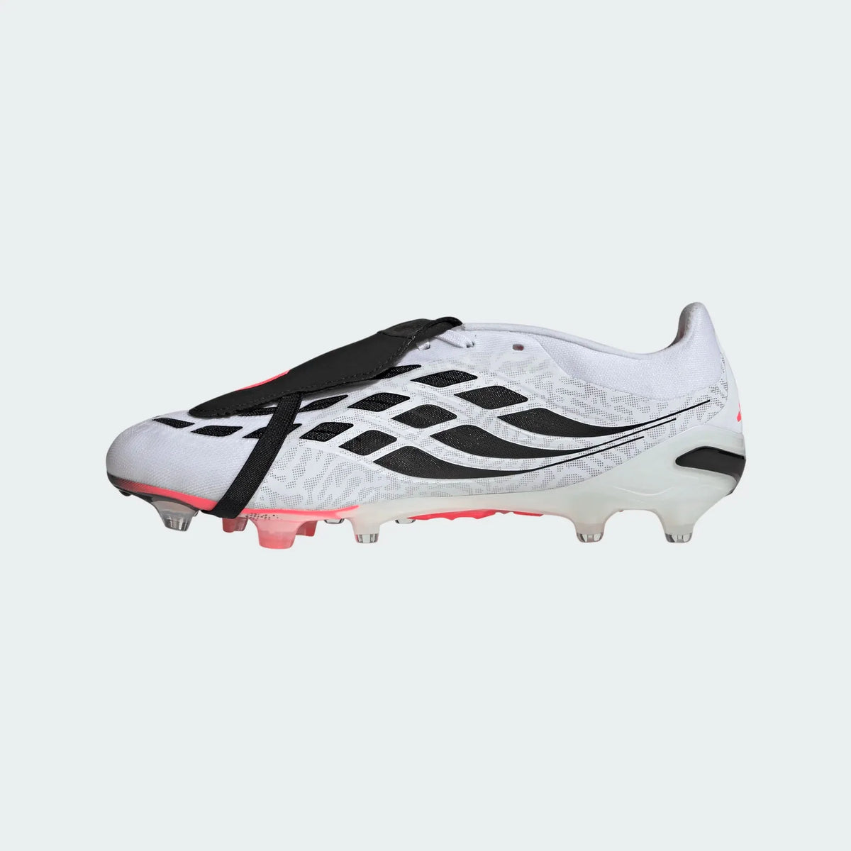 adidas Predator Pro Fold-Over Tongue Artificial Ground Men's Soccer Cleats - White/Solar Turbo/Black