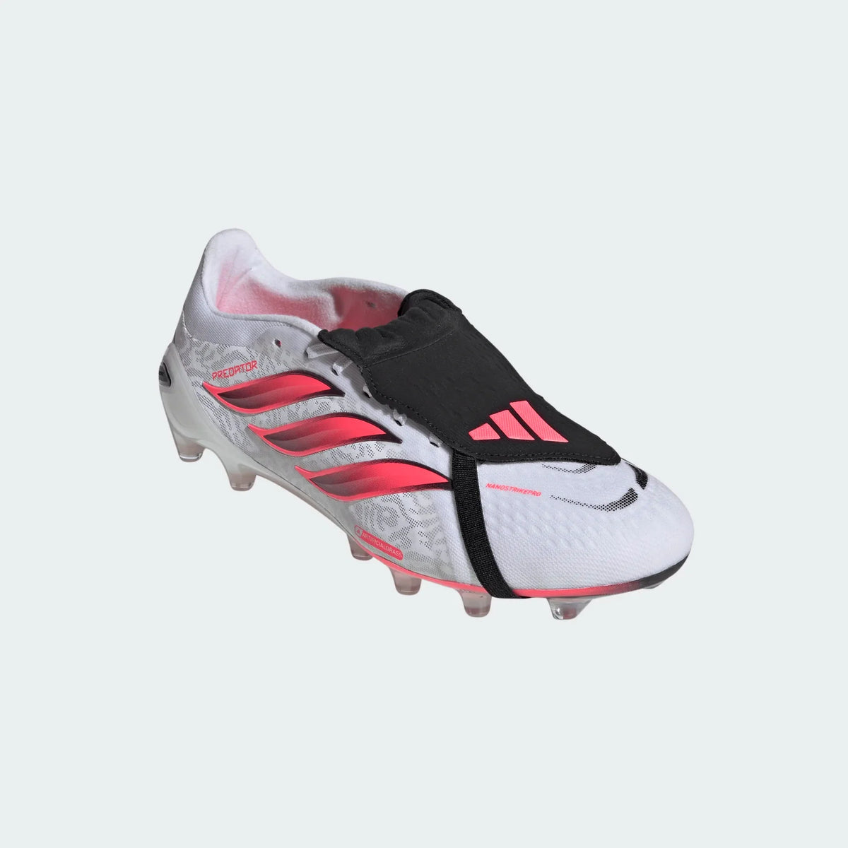 adidas Predator Pro Fold-Over Tongue Artificial Ground Men's Soccer Cleats - White/Solar Turbo/Black