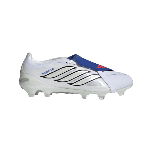 adidas Predator Pro Fold-Over Tongue FG Firm Ground Men's Soccer Cleats - White/Zero Metallic/Blue