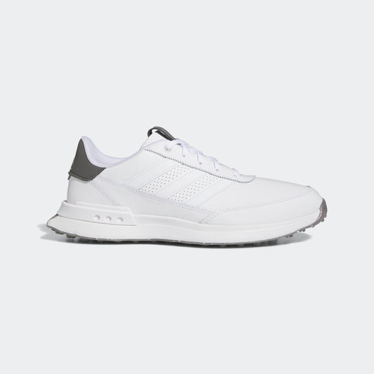 adidas S2G 24 Leather Spikeless Golf Shoes White/White/Charcoal