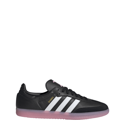 adidas Samba Juventus IN Men's Soccer Shoes  - Black/White/Pink