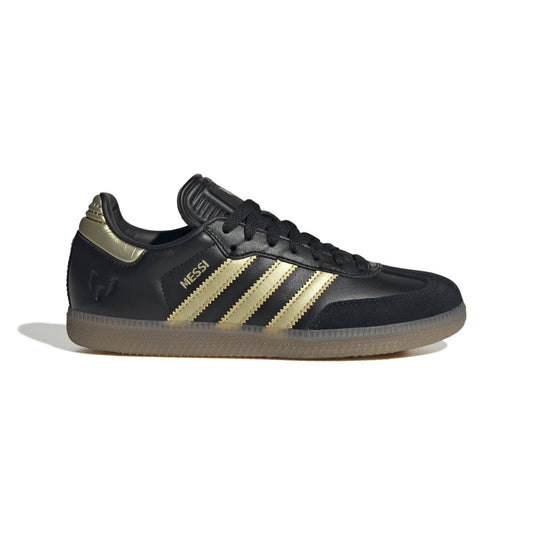 adidas Samba Messi Indoor Soccer Shoes-Black/Gold