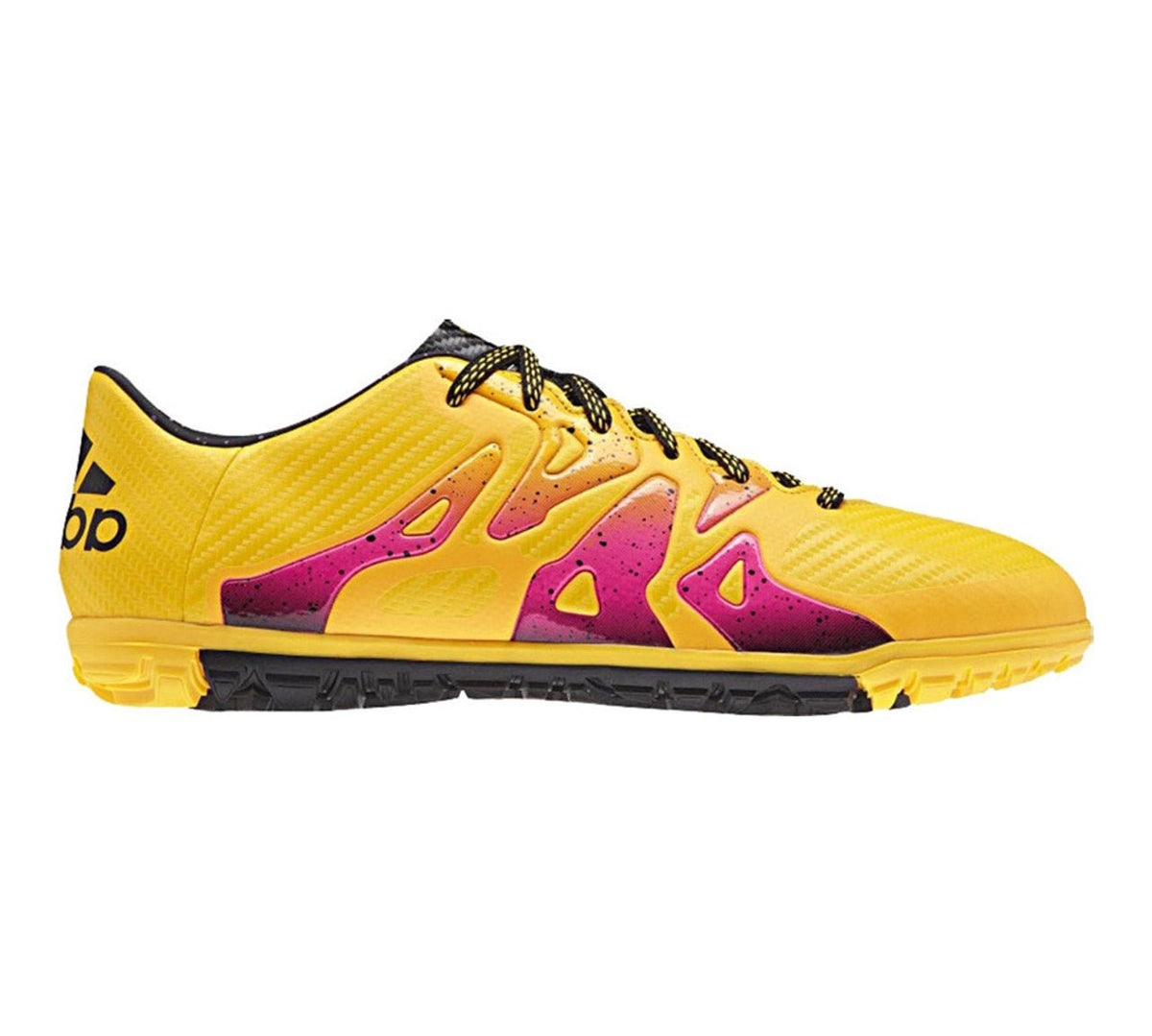 adidas X 15.3 IN Men's Soccer Shoes - Gold/Black/Pink