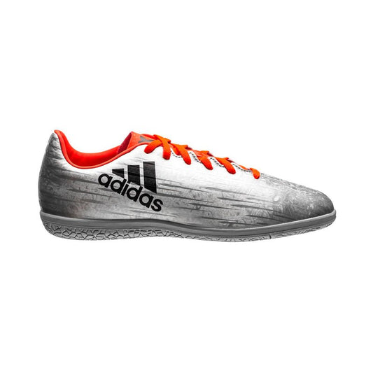 adidas X 16.3 IN Men's Soccer Shoes - Silver/Black/Red