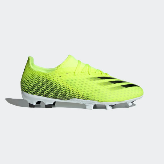 adidas X Ghosted 3 FG Firm Ground Soccer Cleats Bright Yellow/Black/White