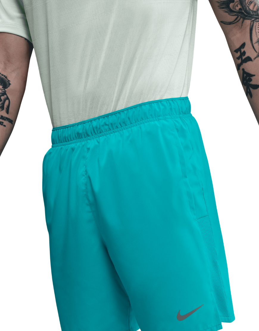 Men's 7" Brief-Lined Dri-FIT Challenger Shorts :Dusty Cactus | Reflective Silver