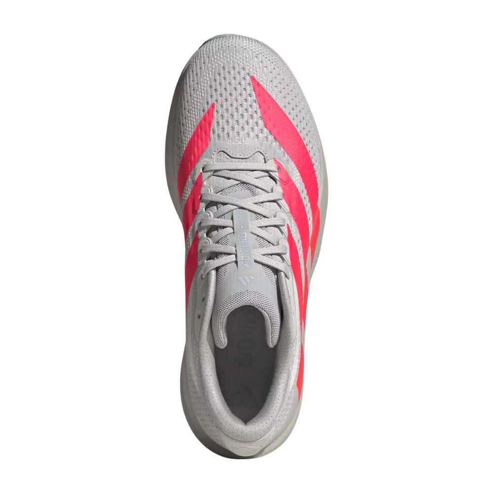 Adizero Pacer Men’s :Grey Two | Lucid Red