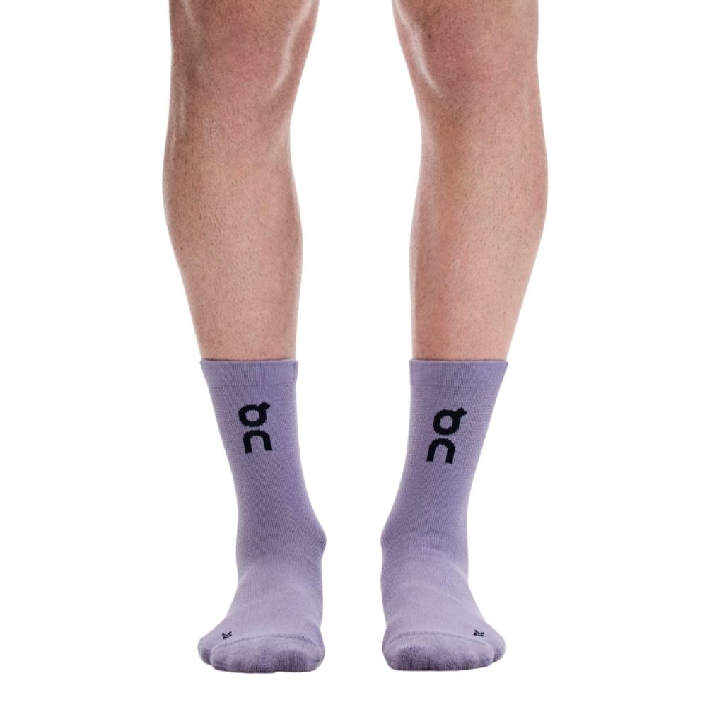 Core Run Sock High (2 Pack) Unisex :Foxglove | Mallow