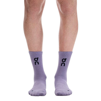 Core Run Sock High (2 Pack) Unisex :Foxglove | Mallow