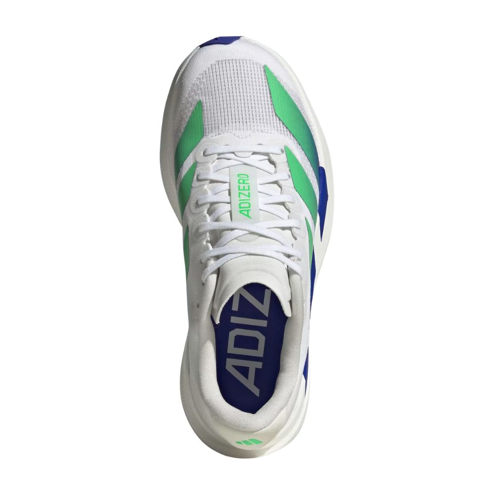 Adizero Evo SL Junior :Cloud White | Screaming Green