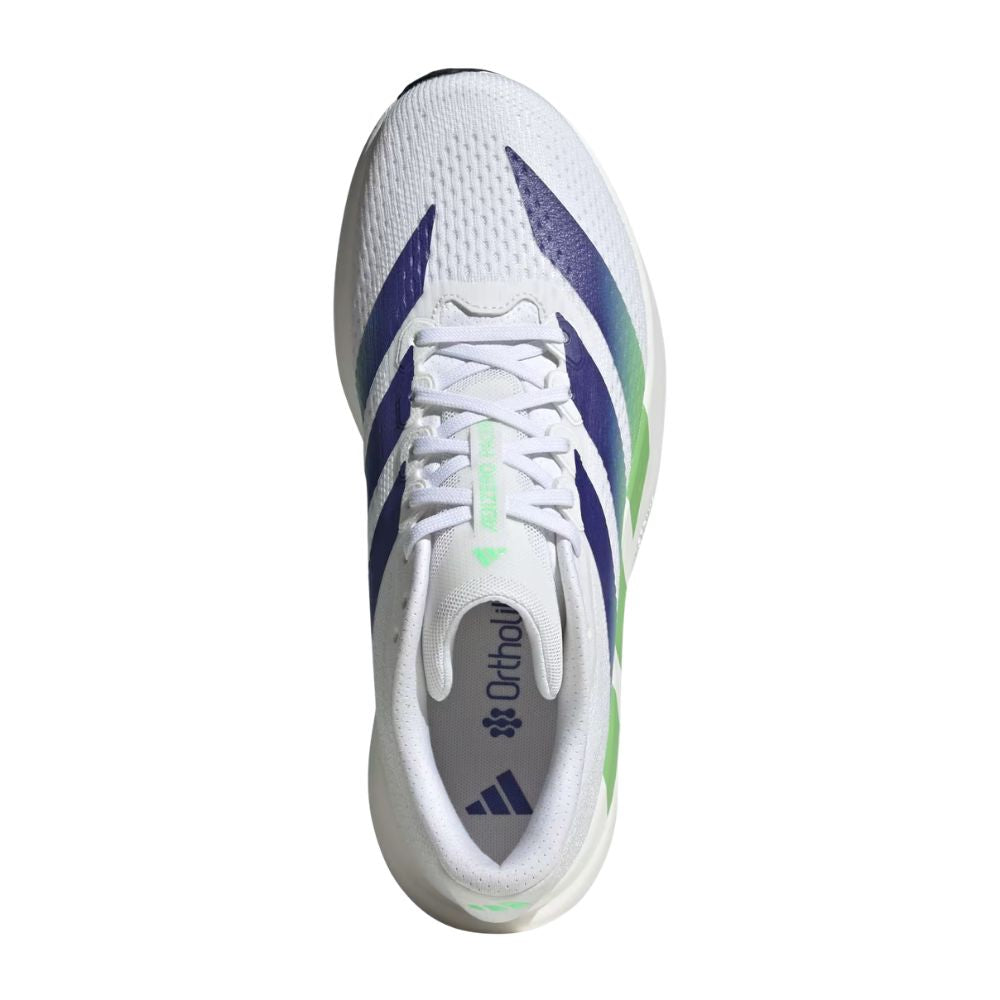 Adizero Pacer Men’s :Cloud White | Beam Green