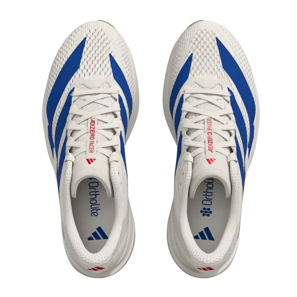 Adizero Pacer Men’s :Core White | Royal Blue