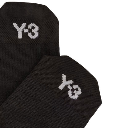 Y-3 Running Socks Unisex :Black | Black