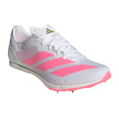 Adizero Distancestar Unisex :Cloud White | Solar Turbo