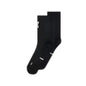 Core Run Sock High (2 Pack) Unisex :Black