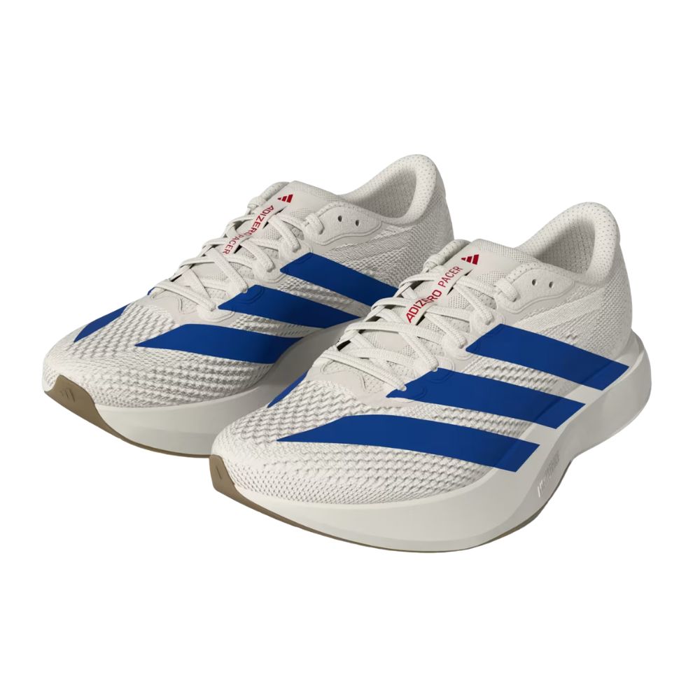 Adizero Pacer Men’s :Core White | Royal Blue