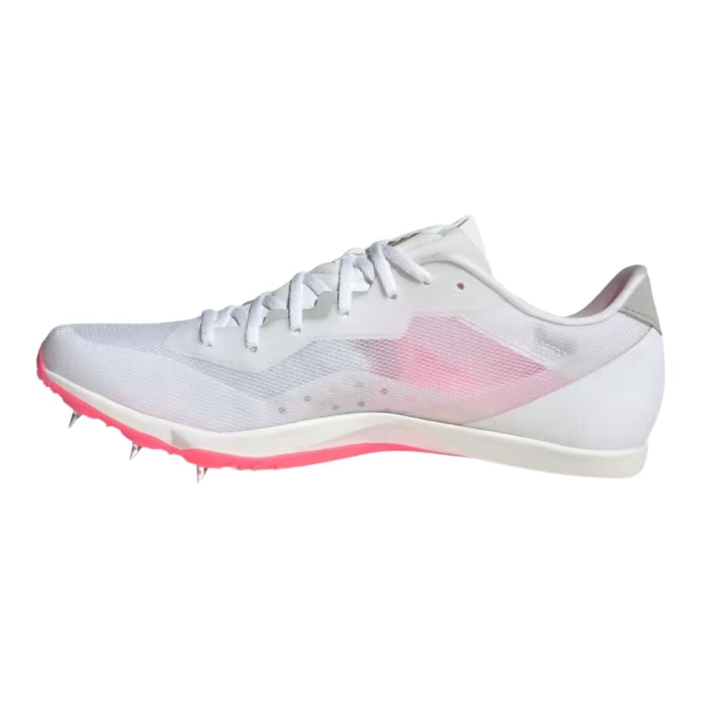 Adizero Distancestar Unisex :Cloud White | Solar Turbo