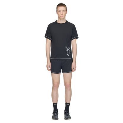 Men’s Y-3 Chito Graphic Running Shorts :Black