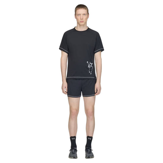 Men’s Y-3 Chito Graphic Running Shorts :Black