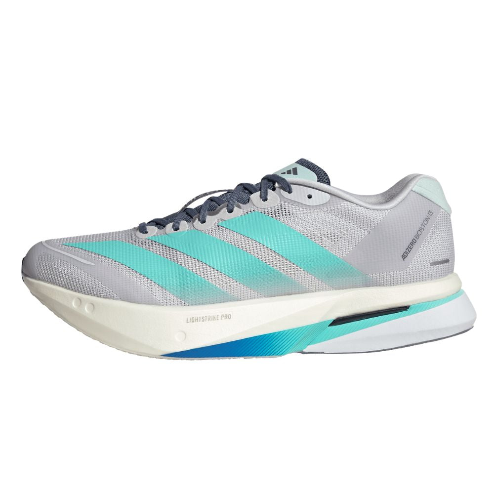 Adizero Boston 13 Men’s :Dash Grey | Flash Aqua