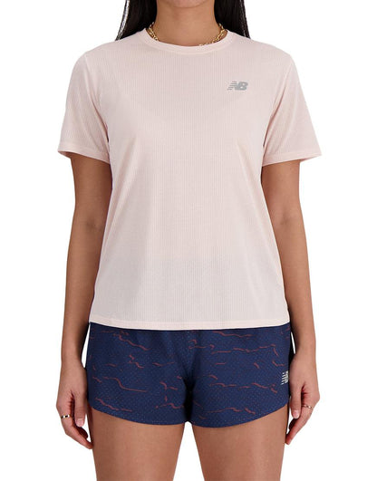 Women's Athletics Tee :Quartz Pink Heather