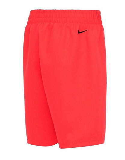 Boys' JDI Dinosaur 6in Volley Swim Shorts :Bright Crimson