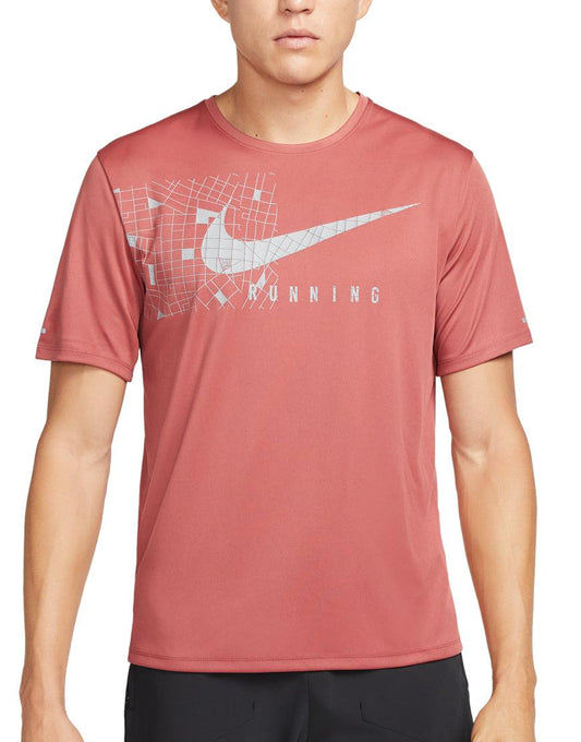 Men's DriFIT UV Miler Run Division Running Tee :Canyon Rust