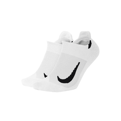 Nike Multiplier No Show Running Socks (2 Pack)